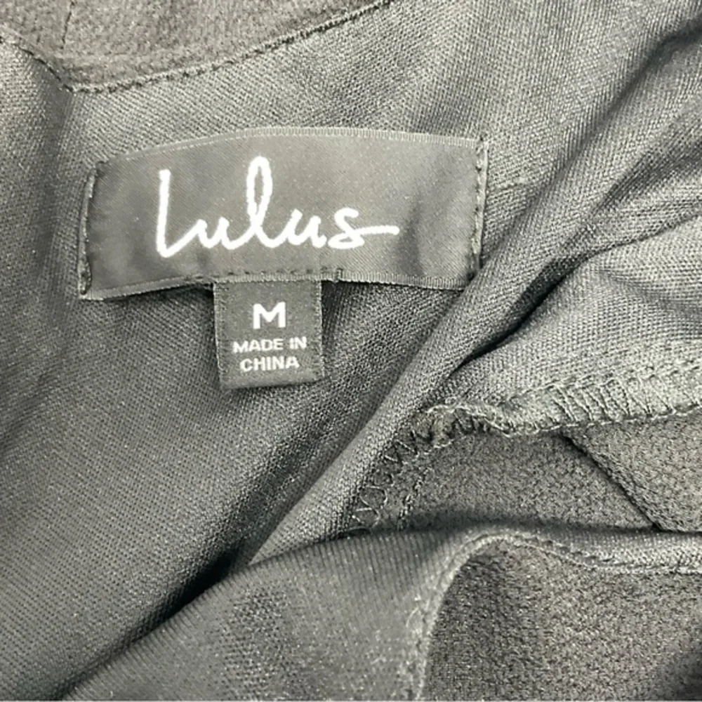 Lulus Black Long‎ Sleeve Dress Size Medium I2 - Picture 5 of 9